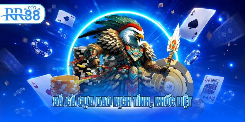 Đá gà cựa dao kịch tính, khốc liệt