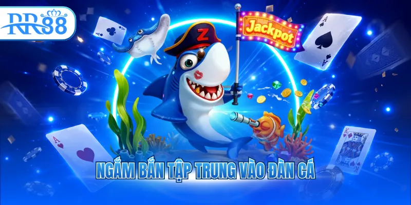 Ngắm bắn tập trung vào đàn cá