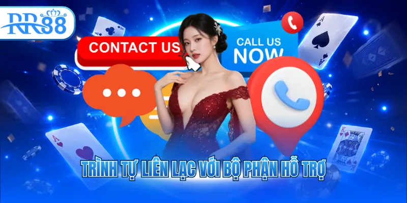 Trình tự liên lạc với bộ phận hỗ trợ